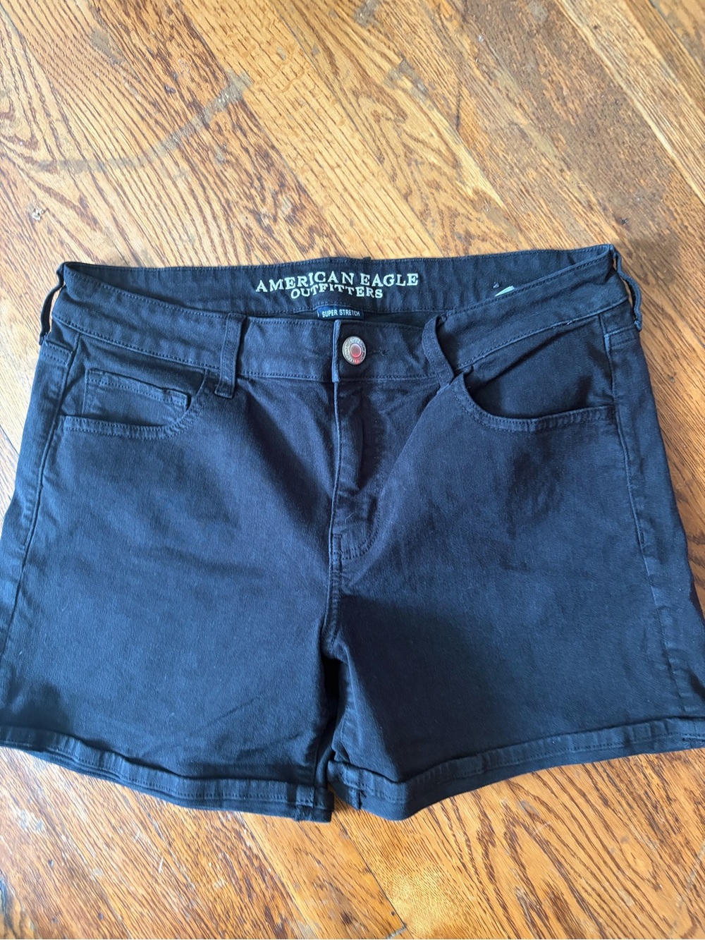 American Eagle Outfitters Black Women's Denim Shorts